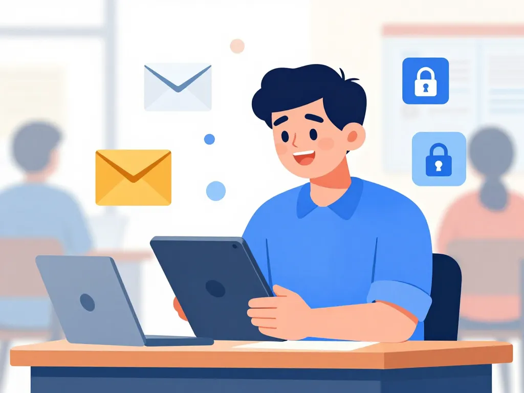 Illustration accès quotidien laposte education école