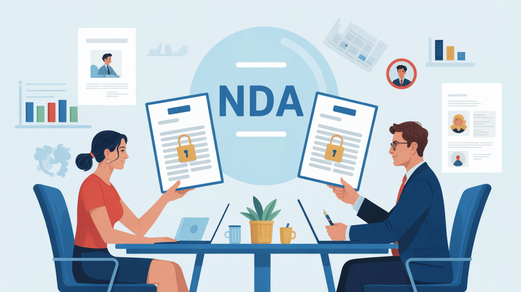 illustration nda entreprise négociation