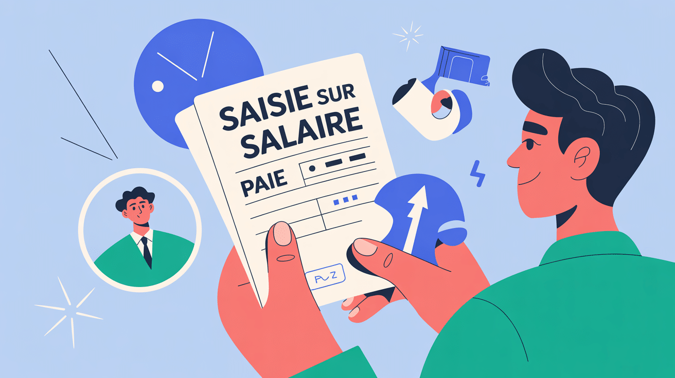 illustration saisie sur salaire bulletin de paie protection loi
