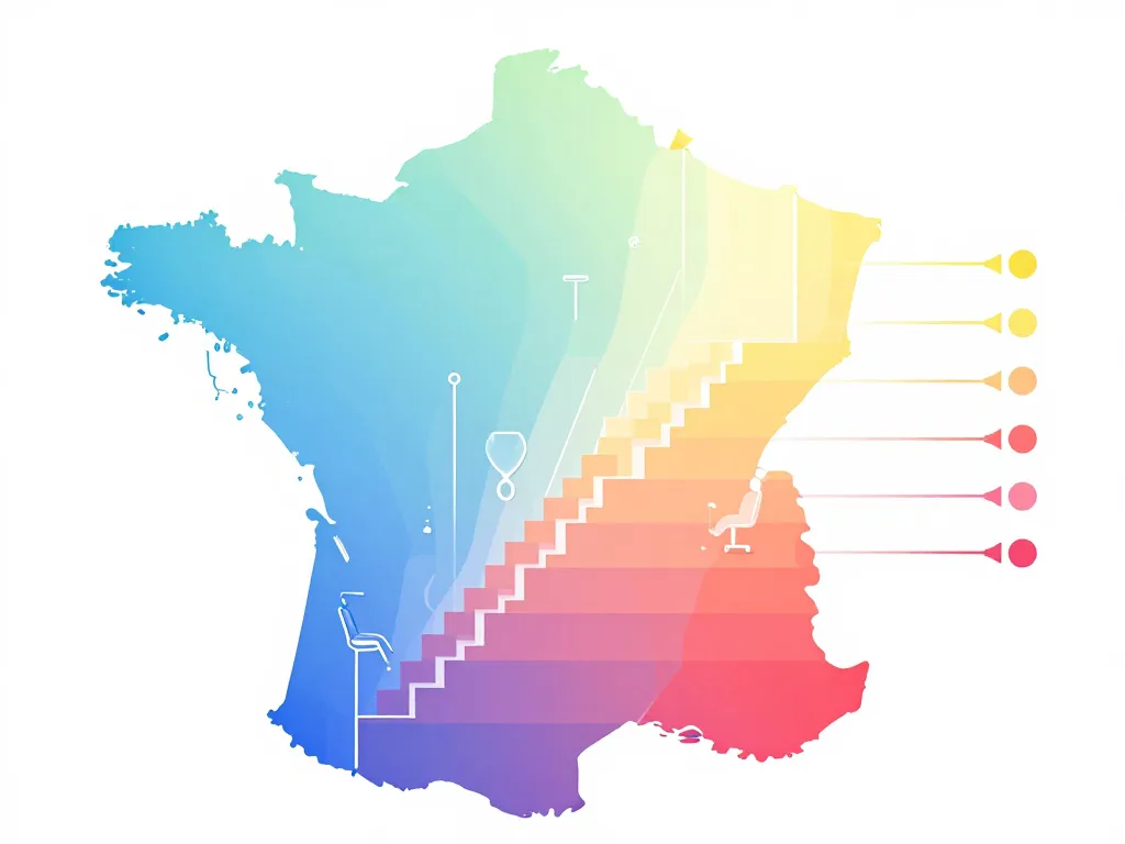 métaphore visuelle salaire dentiste différents niveaux