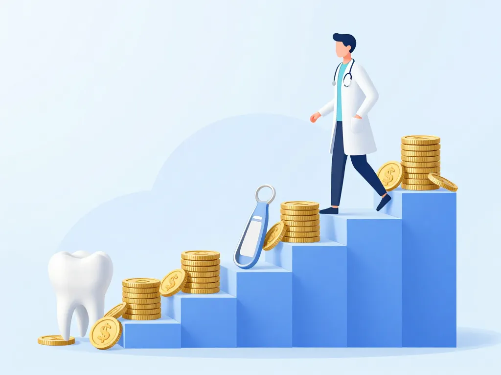salaire orthodontiste graphique évolution salaire
