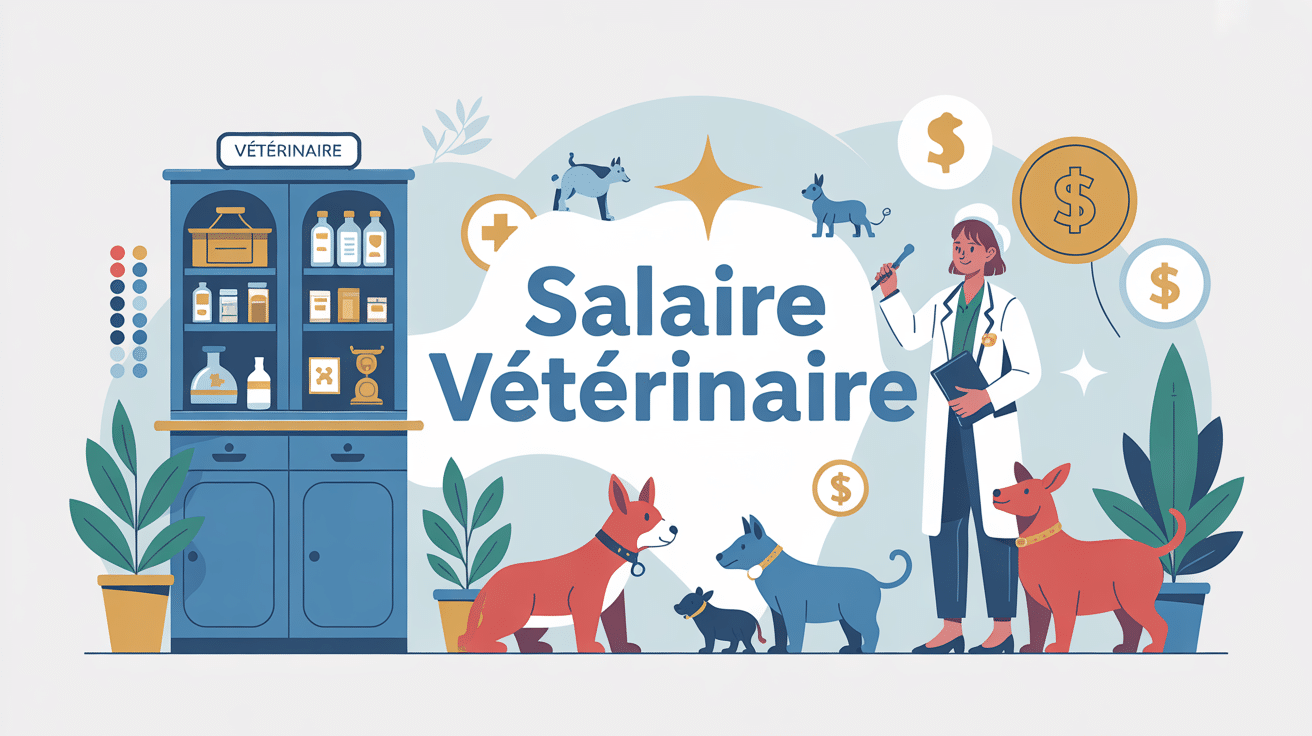salaire vétérinaire France illustration cabinet animaux