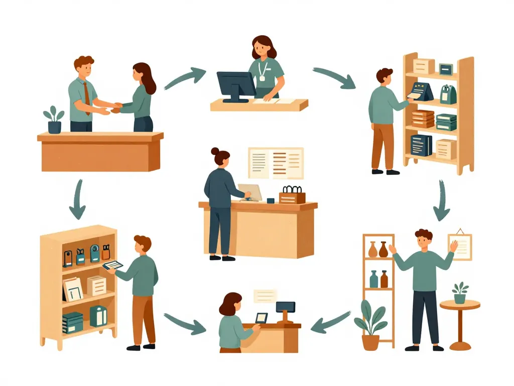 sales associate job description tâches principales