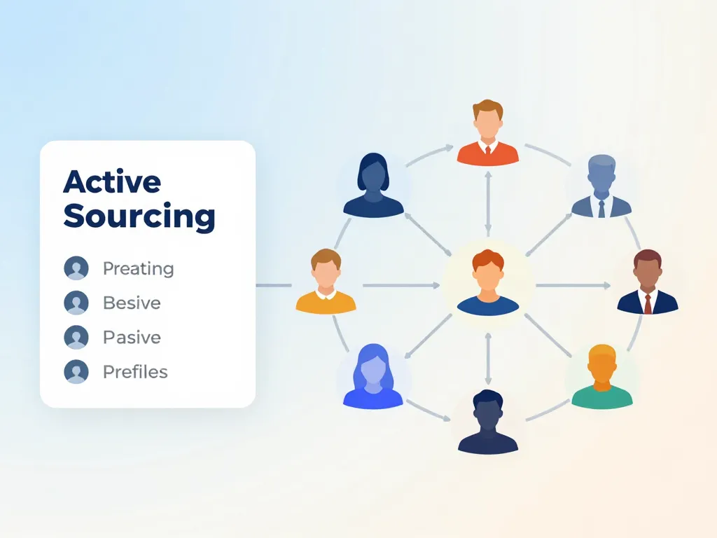 diagramme évolution sourcing et recrutement