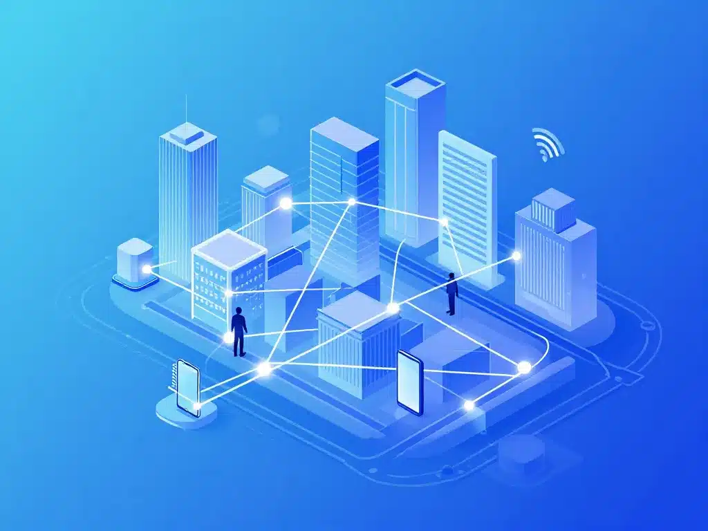 urban web diagramme digital et paysage urbain