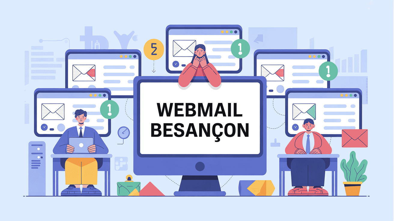 webmail besancon accès messagerie différents profils
