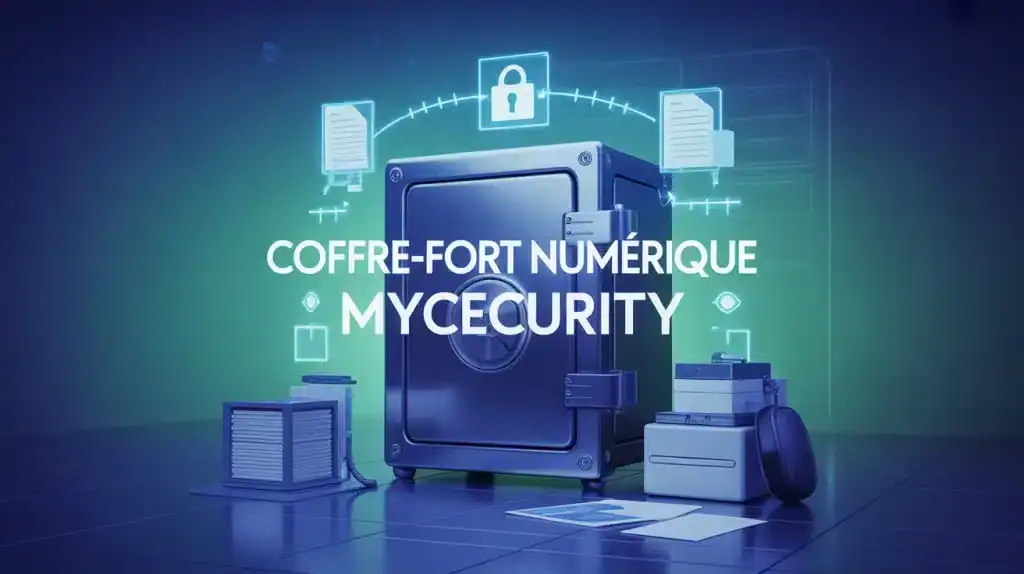 illustration coffre-fort numérique MyCecurity sécurisé