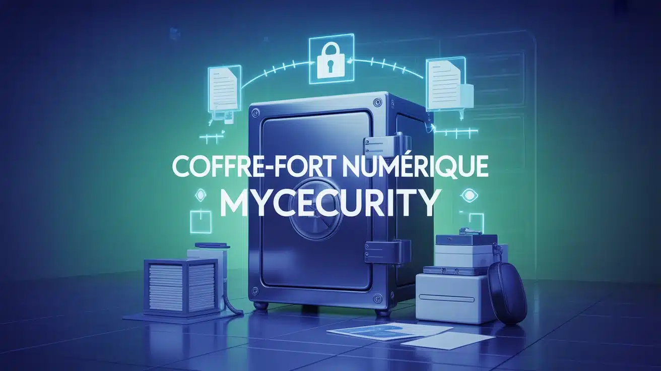 illustration coffre-fort numérique MyCecurity sécurisé