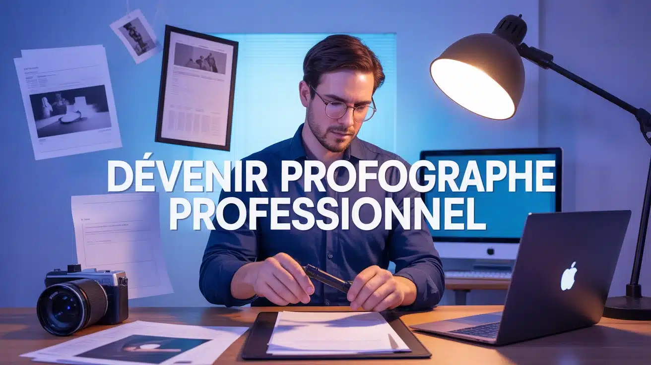 Illustration vectorielle photographe professionnel en activité