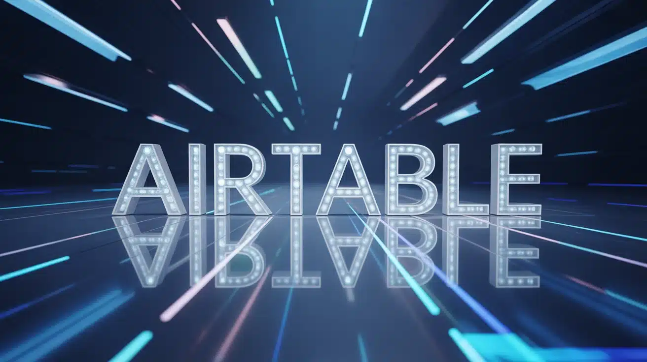 Illustration vectorielle Airtable technologie base de données