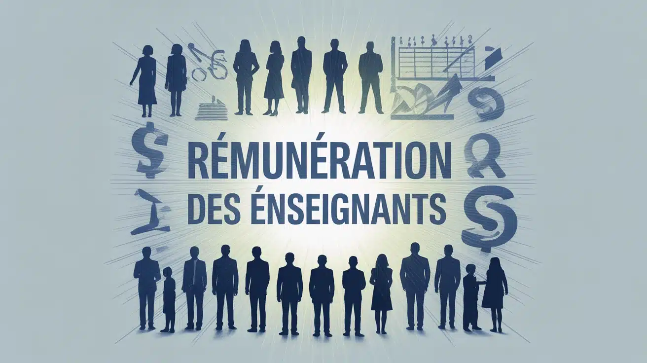 Illustration vectorielle de la rémunération des enseignants avec graphiques et symboles monétaires