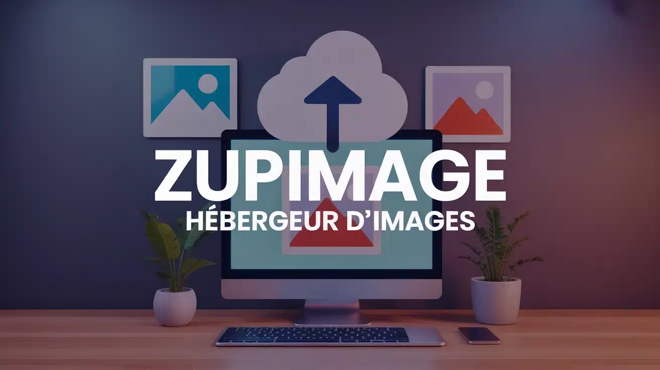 Illustration Zupimage hébergeur d images upload et stockage