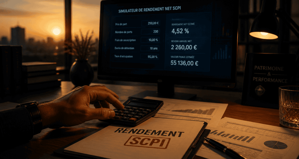 calcul rendement scpi atf-conseil-finance.fr dossier et calculatrice