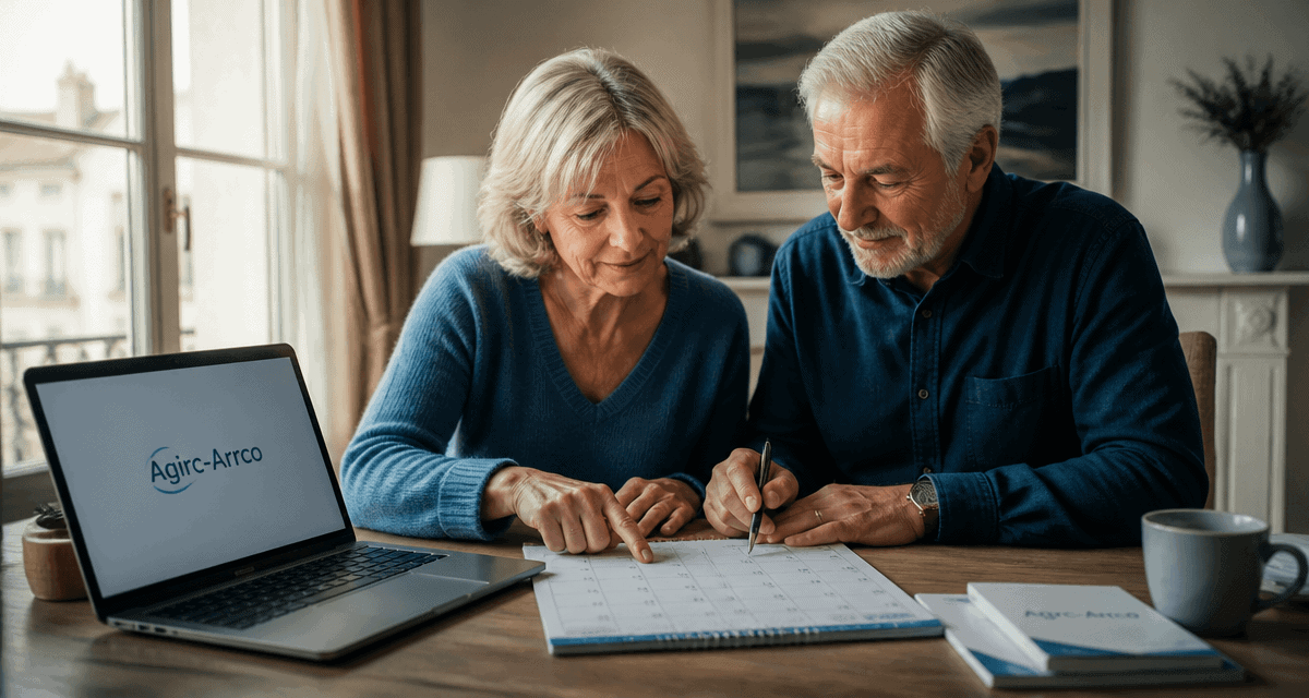 calendrier paiement retraite 2026 agirc arrco sur table