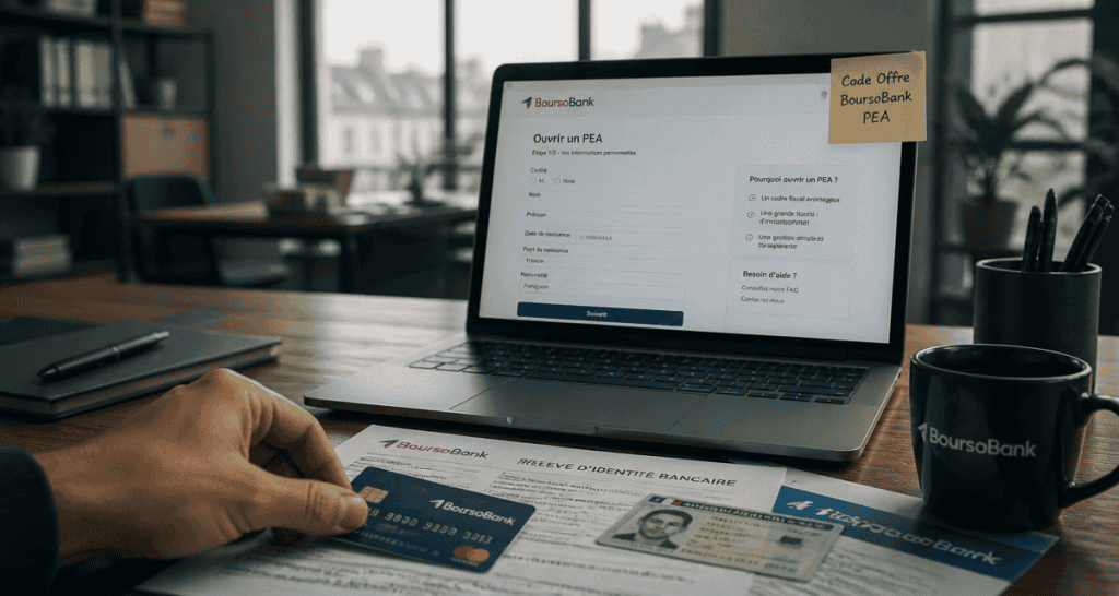 code offre boursobank pea ordinateur documents