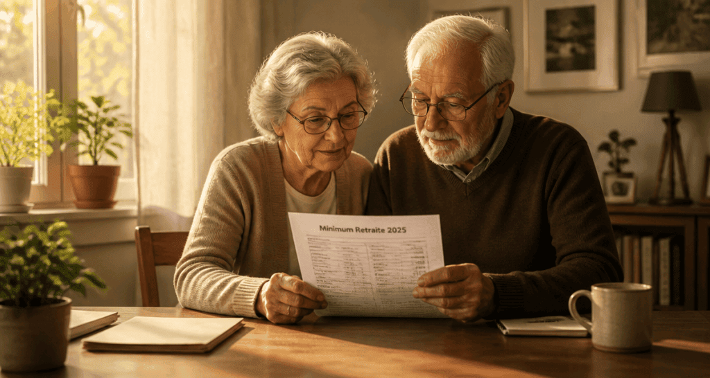 minimum retraite 2025 net couple pension