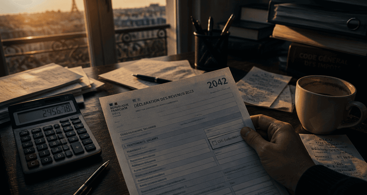 revenus fonciers et csg calcul declaration