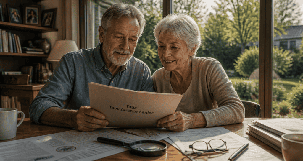 taux assurance prêt immobilier après 65 ans couple senior
