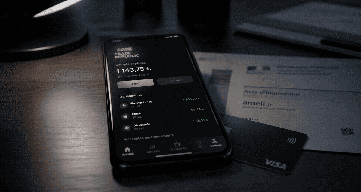 trade republic retrait impossible bouton grisé smartphone