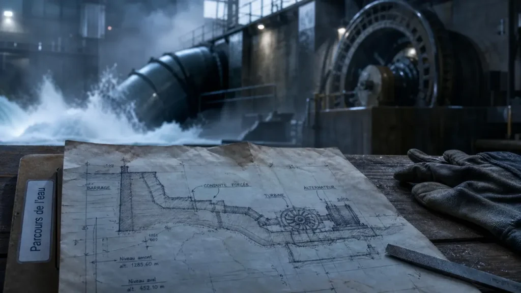 Débit, chute, turbine : comment fonctionne une centrale hydraulique ?