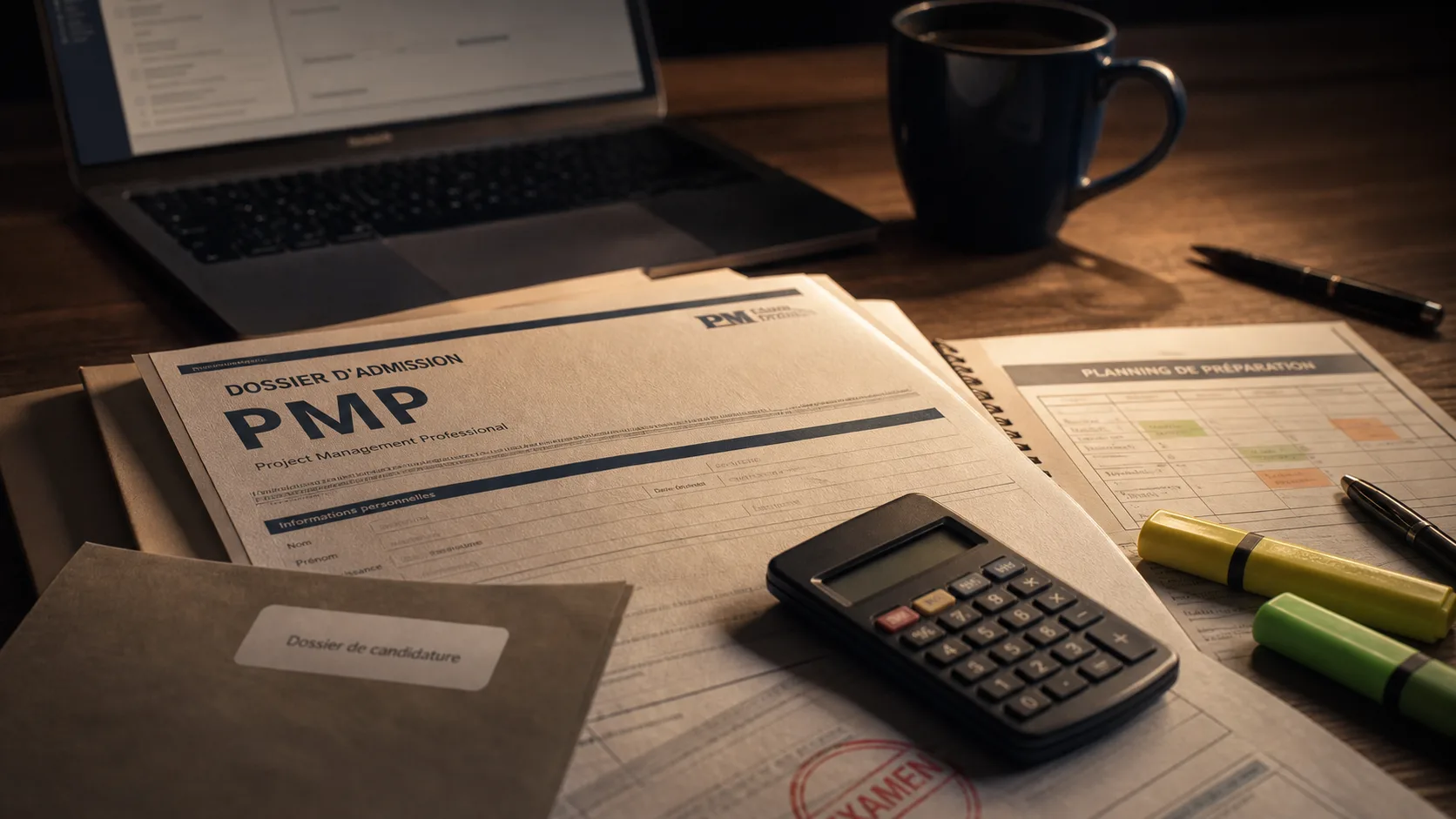 PMP certification prix 345 € 465 € et frais à prévoir
