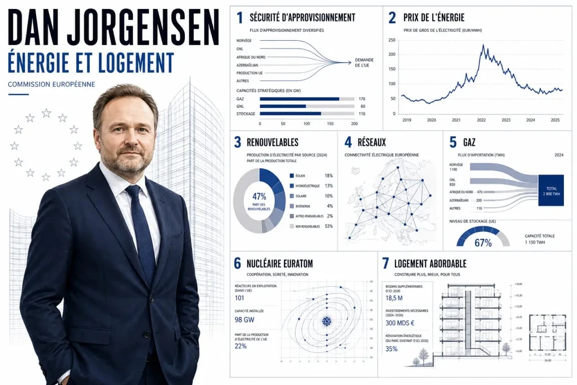 Commissaire européen à l énergie Dan Jorgensen et ses priorités 2024-2029