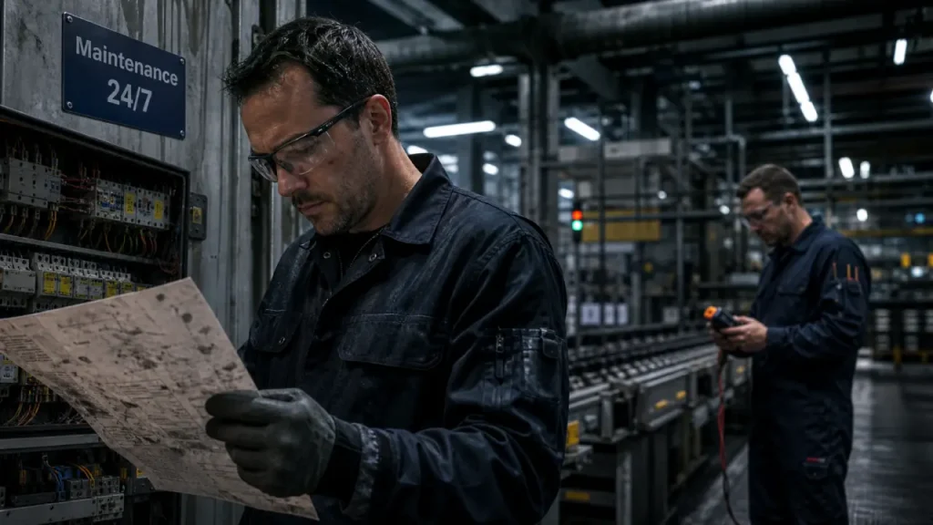 Maintenance industrielle à Lyon : urgence, habilitations et contrat clair