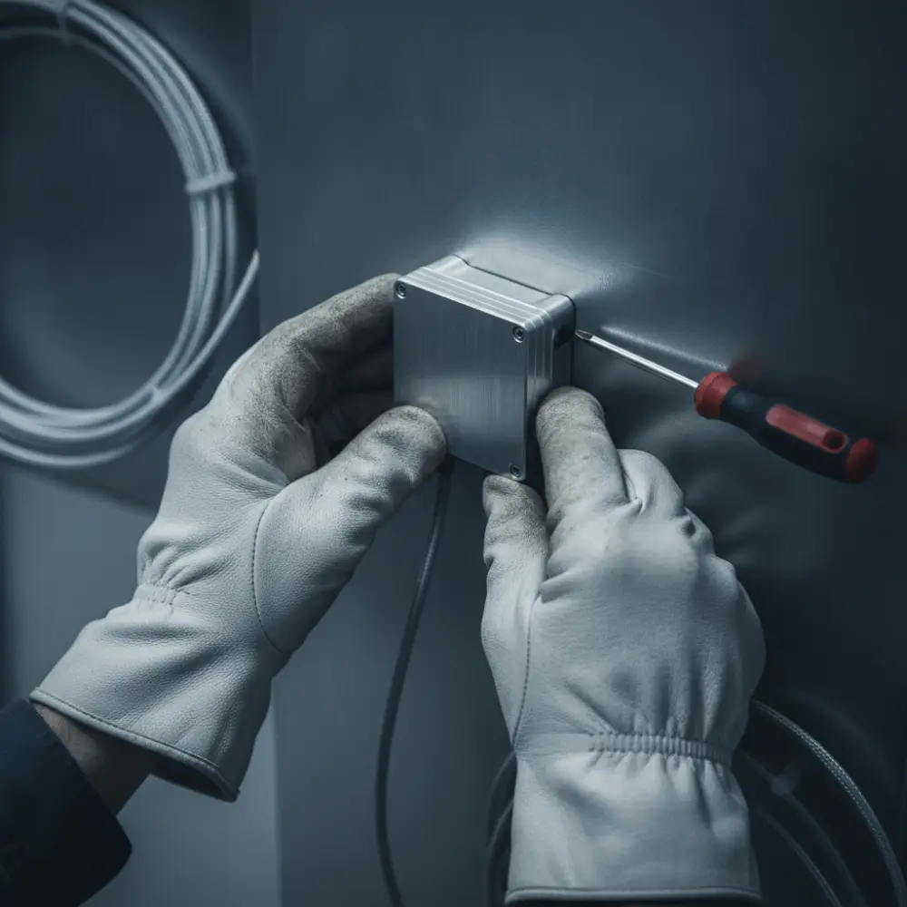 Installation d'un boîtier de connectivité IoT sur un équipement technique de bâtiment tertiaire