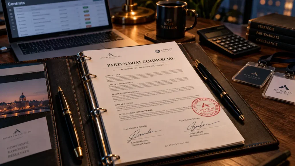 Contrat de partenariat : protégez vos clients, vos données et vos créations jusqu’à la sortie