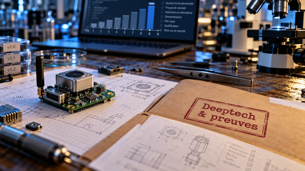 Deeptech définition : critères de recherche et preuves, prototype de laboratoire