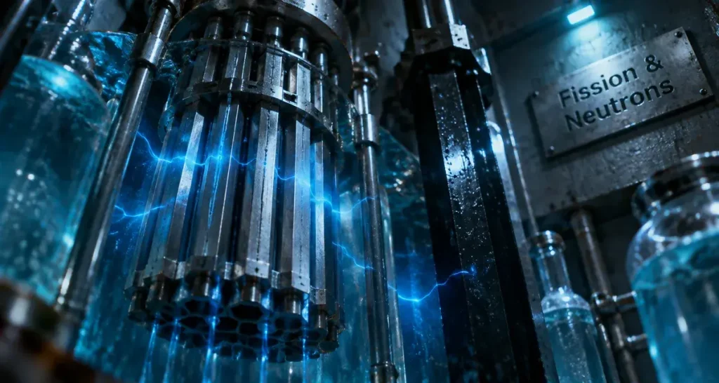 La fission nucléaire déclenche une réaction en chaîne grâce aux neutrons libérés