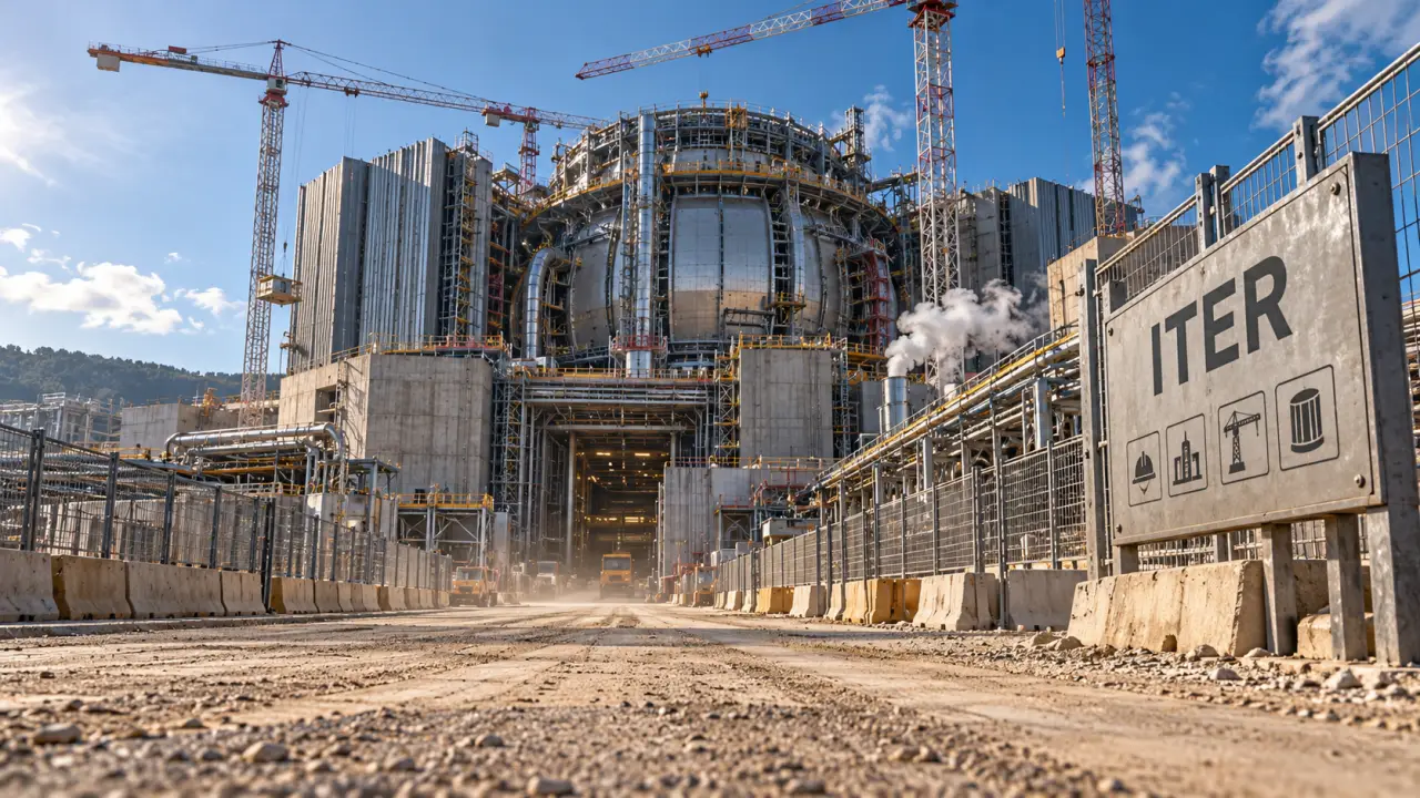 ITER Frankrijk en France : site ITER à Saint-Paul-lez-Durance