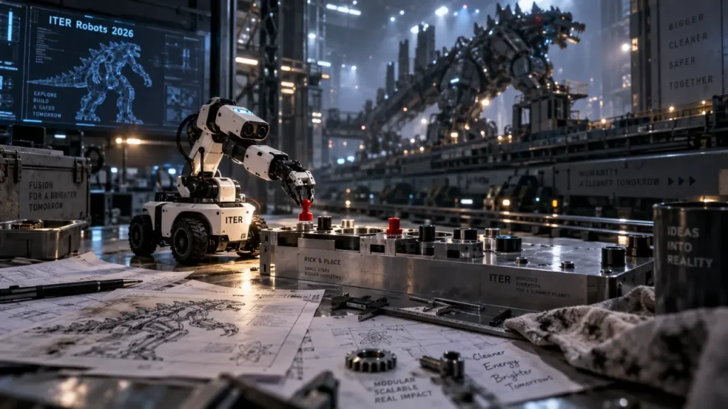 Robots ITER : Godzilla, ses 2,3 tonnes et les machines qui assemblent le tokamak
