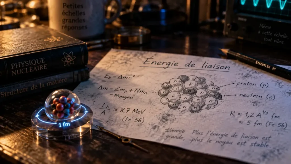 La physique nucléaire explique la stabilité du noyau et ses transformations